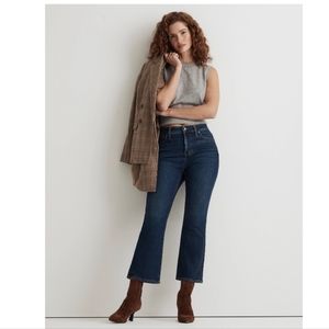 Madewell Curvy Kick Out Crop